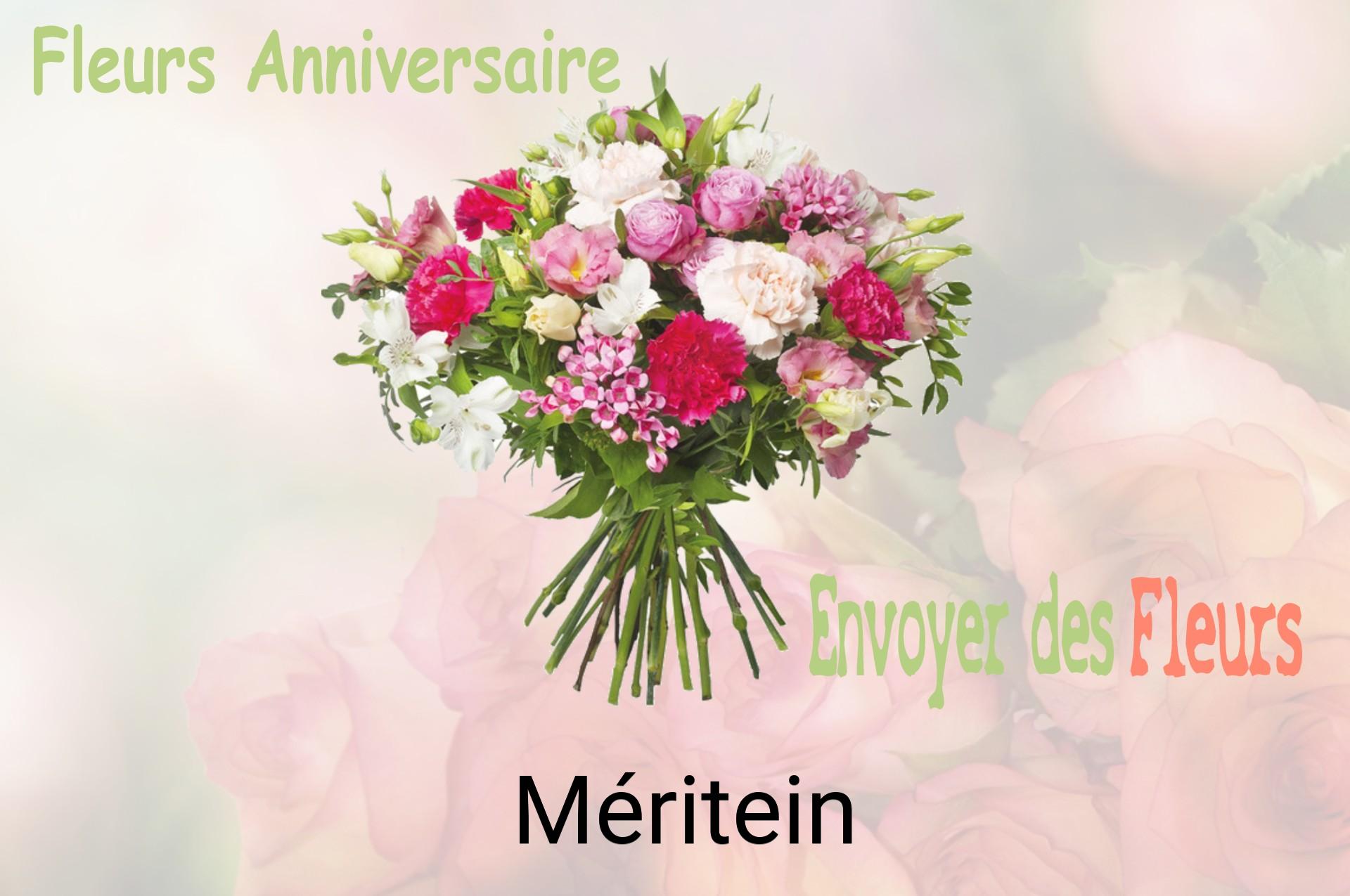 Bouquet de fleurs d’anniversaire livré à Méritein